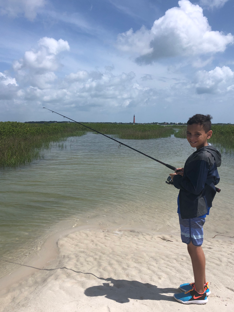fishing on disappearing island