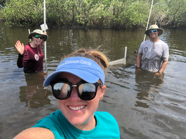Annie Roddenberry (FWC), Tess Sailor-Tynes (MDC), and Jeff Beal (FWC) in 2019.